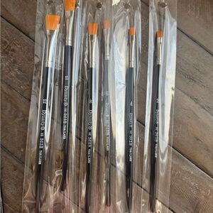 Dynasty Black Paint Brushes Set